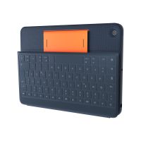 Logitech Rugged Combo 3 For Education - Tastatur und Foliohülle - Apple Smart connector - K-12 Ausbildung - für Apple 10.2-inch iPad (7. Generation, 8. Generation, 9. Generation)