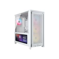 Corsair FRAME 4000D LCD RS ARGB - Midi-Tower Gaming - E-ATX - Seitenteil mit Fenster (gehärtetes Glas)