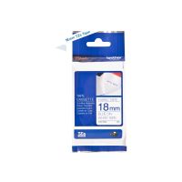 Brother TZe-FA4B - Weiß auf blau - Rolle (1,8 cm x 3 m)