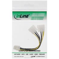 InLine Stromadapter intern - 2x 4pol zu 8pol für PCIe (PCI-Express) Grafikkarten