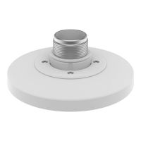 Hanwha Techwin Hanwha Vision SBP-180HMW1 - Adapter für Kameraschutzkappe - Signalweiß (RAL 9003)