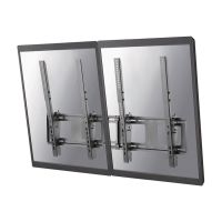 Neomounts NS-WMB200P - Halterung - für 2 LCD-Displays - Schwarz - Bildschirmgröße: 101.6-132.1 cm (40"-52")