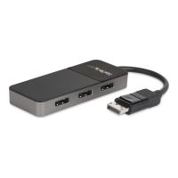StarTech.com DisplayPort MST Hub (3 Port, 3 x 4k, HDR, EDID, DP 1.4 Multi Monitor Splitter für Windows)