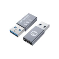 GrauGear G-AD-CTA-10G, USB-A, USB-C, Silber
