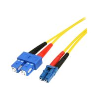StarTech.com 4m Fiber Optic Cable - Single-Mode Duplex 9/125 - LSZH - LC/SC - OS1 - LC to SC Fiber Patch Cable (SMFIBLCSC4)