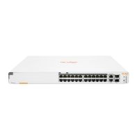 HPE Aruba Instant On 1960 24G 20p Class4 4p Class6 PoE 2XGT 2SFP+ 370W (x5), Managed, L2+, Gigabit Ethernet (10/100/1000), Power over Ethernet (PoE), Rack-Einbau, 1U