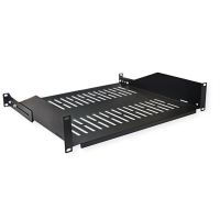 VALUE 26.99.0407, Regalboden, Schwarz, 25 kg, 2U, 48,3 cm (19"), 485 mm