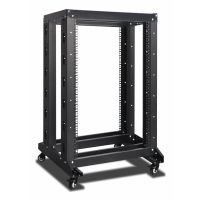 Inter-Tech SRB-6618, Freistehendes Gestell, 18U, 400 kg, Verbessertes Kabelmanagement, Lenkrollen, 23,2 kg