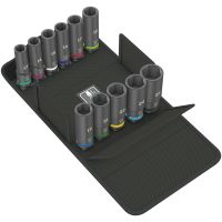 Wera 05004841001, Steckschlüsselsatz, Schwarz, 11 Kopf/Köpfe, 1/2 Zoll, Metrisch, 13,14,15,16,17,18,19,21,22,24,27 mm
