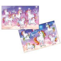 HERMA Schreibunterlage 550 x 350 mm Einhorn, Mehrfarbig, Karton, 550 mm, 350 mm
