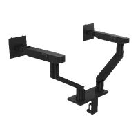 Dell Dual Monitor Arm - MDA20 - Befestigungskit - einstellbarer Arm - für 2 LCD-Displays - Schwarz - Bildschirmgröße: 48.3-68.6 cm (19"-27")