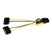 StarTech.com 15cm SATA Strom auf 8 pin PCI Express Grafikkarten Stromkabel - PCIe Y-Kabel Adapter - Stromkabel - SATA-Stromstecker (M)