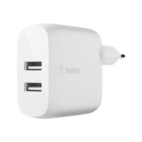 Belkin BoostCharge - Netzteil - 24 Watt - QC 3.0 - 2 Ausgabeanschlussstellen (USB)