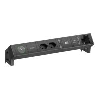 Bachmann DESK 2 - Steckdosenleiste - AC - Eingabe, Eingang GST18 - Ausgangsanschlüsse: 2 (T13, 2 x USB)