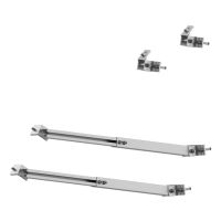 Ecoflow EFA-BKWBRACKETADJ-W-EU, Schelle, Silber, EcoFlow, 1,77 kg, 235 mm, 544 mm