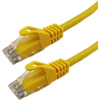 Grafenthal PATCH CABLE CAT6A U/UTP CU LSZH 1.00M YELLOW