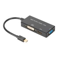 DIGITUS Mini DisplayPort 3in1 Adapter / Konverter