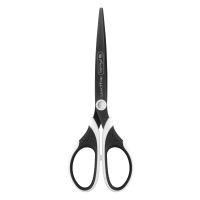 Herlitz 50027224, Kinder, Gerader Schnitt, Eins/Eine(r), Schwarz, Weiß, Metall, Gerader Griff