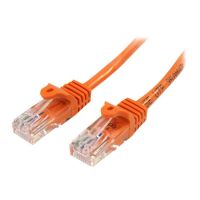 StarTech.com 5m Cat5e Ethernet Netzwerkkabel Snagless mit RJ45 - Cat 5e UTP Kabel - Orange - Patch-Kabel - RJ-45 (M)