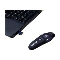 Dicota Pin Point Wireless Laser Pointer - Projektorzeigegerät - kabellos - kabelloser Empfänger (USB)