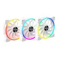 Alpenföhn Wing Boost 3 ARGB High Speed - White Edition - Gehäuselüfter - 120 mm - weiß (Packung mit 3)