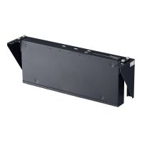 StarTech.com 2HE 19 Zoll Wandmontage Geräte Rack - Open Frame Rack - Stahl - Schwarz - Halterung - geeignet für Wandmontage - Schwarz - 2U - 48.3 cm (19")