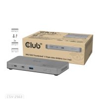 Club 3D Dockingstation - 5-1 Thunderbolt 5 Hub Triple Video 5K60Hz Share