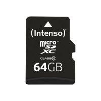 Intenso Flash-Speicherkarte (microSDXC-an-SD-Adapter inbegriffen)