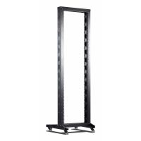 Inter-Tech SRA-6642, Freistehendes Gestell, 42U, 300 kg, Verbessertes Kabelmanagement, Lenkrollen, 19,3 kg