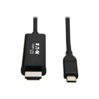 Eaton Tripp Lite Series USB C to HDMI Adapter Cable USB 3.1 Gen 1 4K M/M USB-C Black 3ft