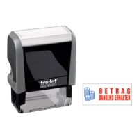 TRODAT Printy 4912 OFFICE - Stempel - Selbstfärbend - Zweifarbig (Blau, Rot)