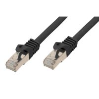 ShiverPeaks Cat. 7 S/FTP 20 m, 20 m, Cat7, S/FTP (S-STP), RJ-45, RJ-45, Schwarz