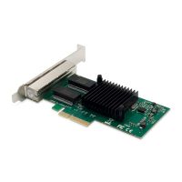 DIGITUS 4-Port Gigabit Ethernet Netzwerkkarte, RJ45, PCI Express,  Intel I350
