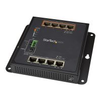StarTech.com 8 Port POE Managed Ethernet Switch - 30W per PoE+ Port - Industrieller managed Wandmontage Netzwerk Switch - Switch - managed - 4 x 10/100/1000 + 4 x 10/100/1000 (PoE+)