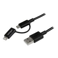 StarTech.com 1m Apple Lightning oder Micro USB auf USB Kabel
