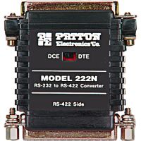 Patton 222NM-25M, Seriell, RS-422, Männlich, RS-232/422, Schwarz, Männlich