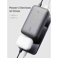 AUKEY PB-Y57 Spark Mini 20000 Kompakte Schnelllade-Powerbank Erhältlich in Grau und Weiß, 20000 mAh, Lithium, Grau