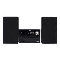JVC UX-C25DAB, Heim-Audio-Mikrosystem, Schwarz, 1 Disks, 14 W, 30 - 20000 Hz, DAB+, FM