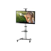 Techly Wagen - für Flachbildschirm - Silber - Bildschirmgröße: 94-177.8 cm (37"-70")