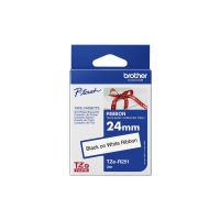 Brother TZe-R251 - Seidig - Schwarz auf Weiß - Rolle (2,4 cm x 4 m)