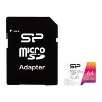 Silicon Power Elite - Flash-Speicherkarte (microSDXC-an-SD-Adapter inbegriffen)