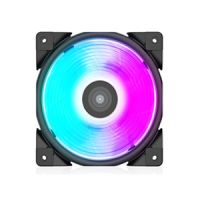 Pccooler 120mm Halo Gehäuselüfter in RGB, Ventilator, 12 cm, 1000 RPM, 2000 RPM, 26,5 dB, 68 cfm