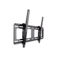 Manhattan TV & Monitor Mount, Wall, Tilt, 1 screen, Screen Sizes: 37-65", Black, VESA 200x200 to 600x400mm, Max 80kg, LFD, Lifetime Warranty - Klammer - für LCD TV - Stahl - Bildschirmgröße: 94-203 cm (37"-80")
