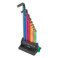 Wera 05133165001, L-förmiger Inbusschlüssel-Satz, Metrisch, 9 Stück(e), 1.5,2,2.5,3,4,5,6,8,10 mm, Tschechische Republik