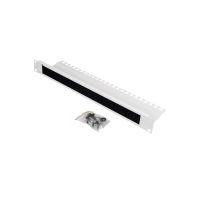 ROLINE Kabeleingangsplatte für Rack - mit Bürstenstreifen - RAL 7035, Hellgrau - 1U - 48.3 cm (19")