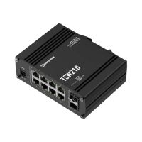 Teltonika TSW210 - Switch - unmanaged - 8 x 10/100/1000 + 2 x SFP