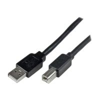 StarTech.com 20m aktives USB 2.0 A auf B Kabel - Stecker/Stecker - USB Druckerkabel 1x USB A / 1x USB B - Schwarz - USB-Kabel - USB Typ B (M)