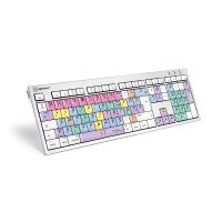 Logickeyboard LKB-FCPX10-CWMU-FR, Volle Größe (100%), Kabelgebunden, USB, Mechanischer Switch, AZERTY, Mehrfarbig