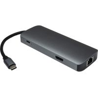Inter-Tech H-428, USB 3.2 Gen 1 (3.1 Gen 1) Type-C, HDMI, USB 3.2 Gen 1 (3.1 Gen 1) Type-A, USB 3.2 Gen 1 (3.1 Gen 1) Type-C, MMC, MicroSD (TransFlash), SD, 5000 Mbit/s, 30 Hz, 3840 x 2160, 4096 x 2160