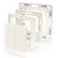 Shelly BLU Wall Switch 4, Tasten, Elfenbein, Kunststoff, Bluetooth Low Energy (BLE), 2400 - 2483.5 MHz, 10 m